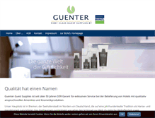 Tablet Screenshot of guenter-guest.com